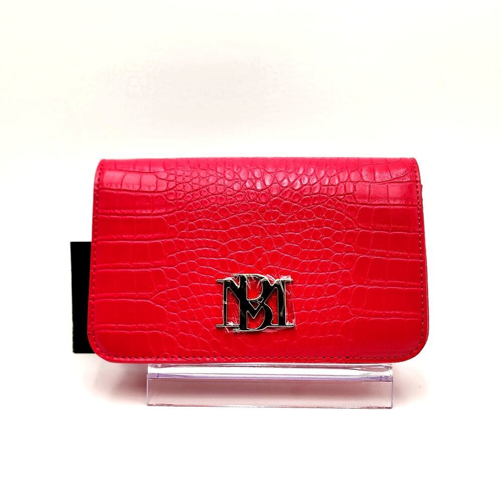 NWT BADGLEY MISCHKA PINK CROSSBODY BAG MSRP$99 VEGAN LEATHER - Picture 2 of 16